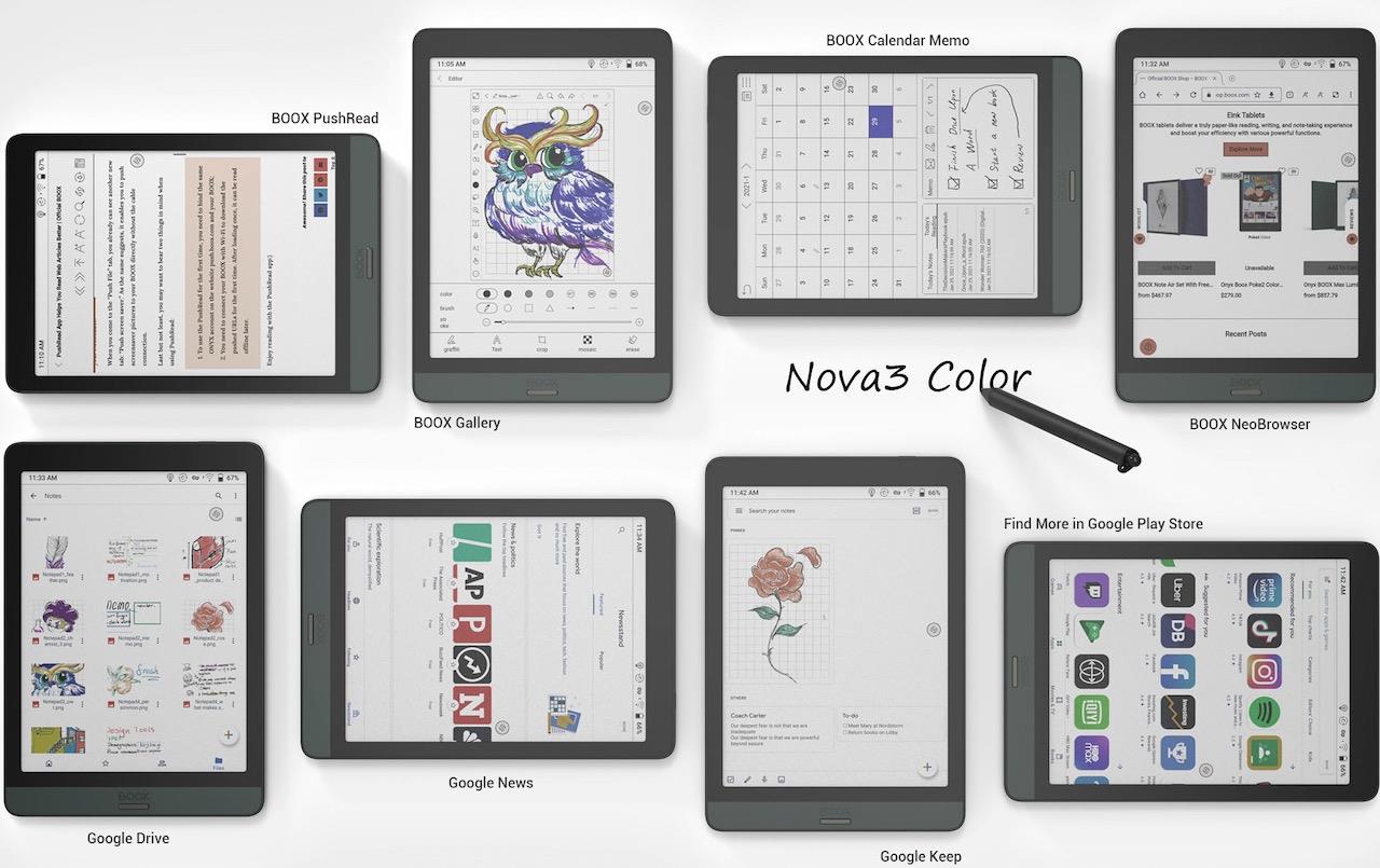 eBookReader Onyx BOOX Nova 3 COLOR 7.8